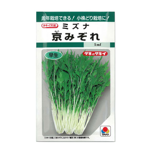 タキイ種苗　京みぞれ ミズナ