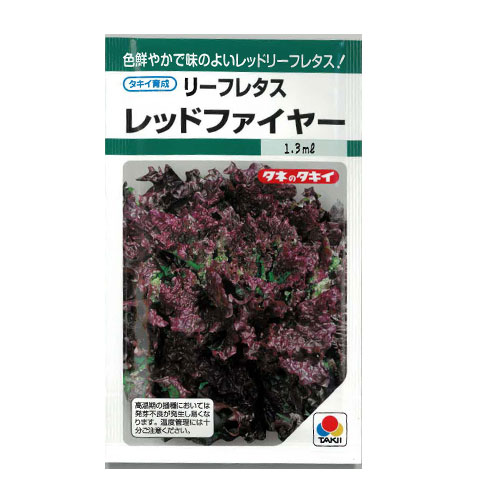 タキイ種苗 レッドファイヤー リーフレタス