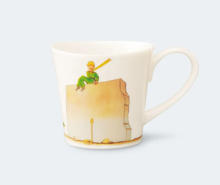 【星の王子さま】 マグカップ 壁の上
