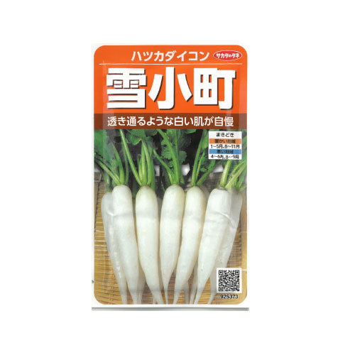 サカタのタネ 雪小町 ハツカダイコン