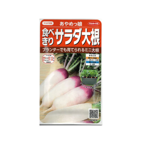 サカタのタネ あやめっ娘 サラダ大根